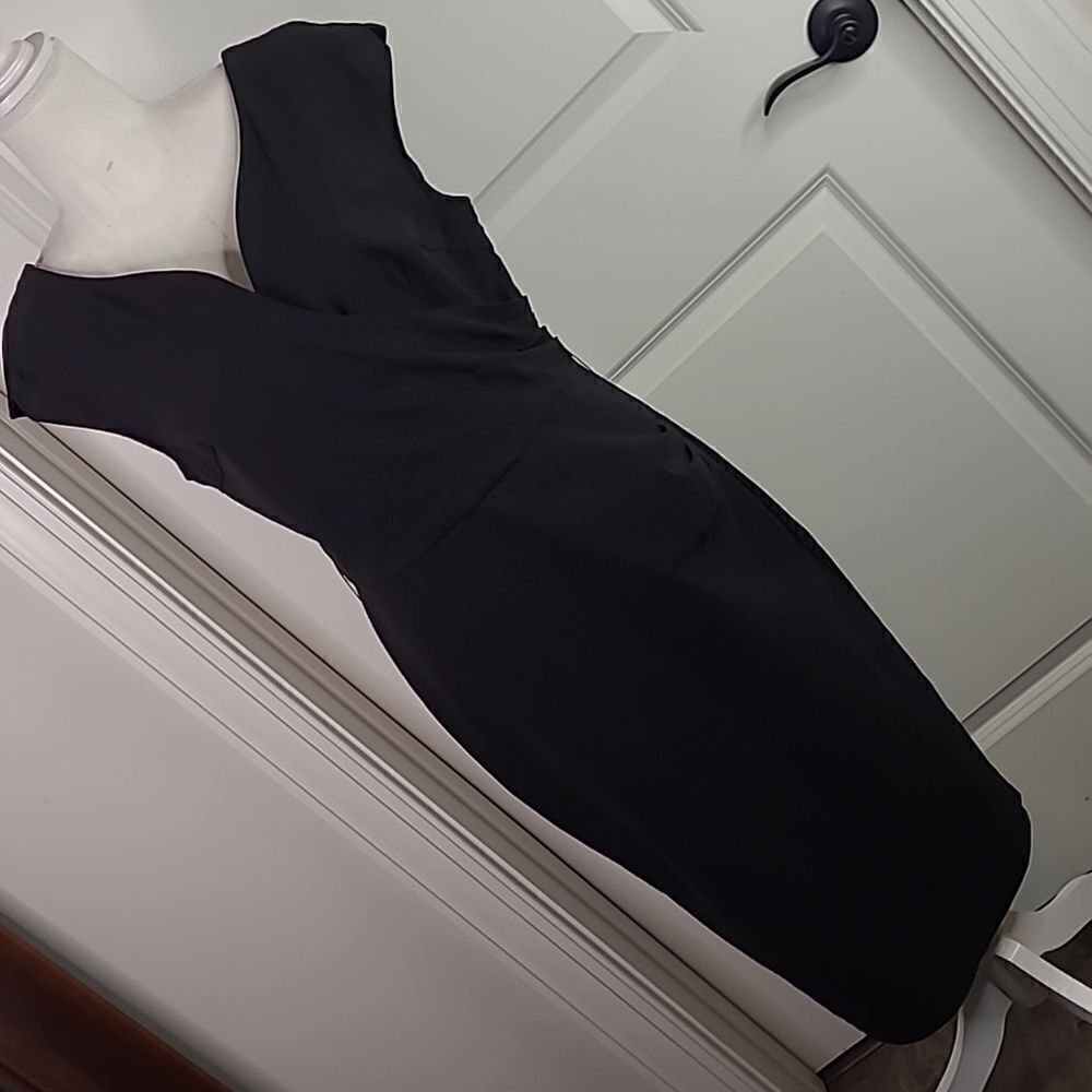 MUXXN sz XL black midi dress